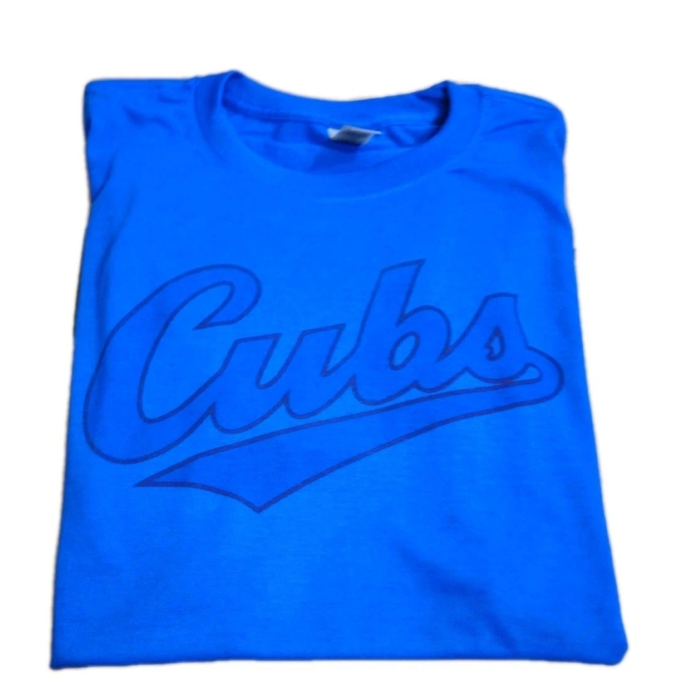 T- Shirt Royal Blue Cubs Logo Size M